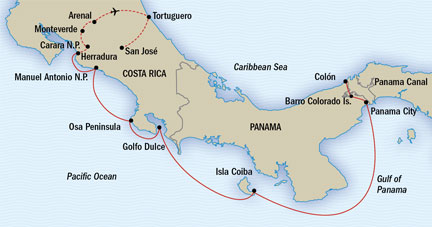 Cruises Around The World Lindblad National Geographic NG CRUISES Sea Lion January 16-30 2028 Panama City, Panama to San Jose, Costa Rica