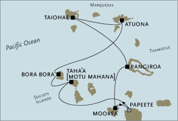 Regent Seven Seas Cruises Paul Gauguin August 12 23 2027 Cruise Itinerary luxury cruise information
