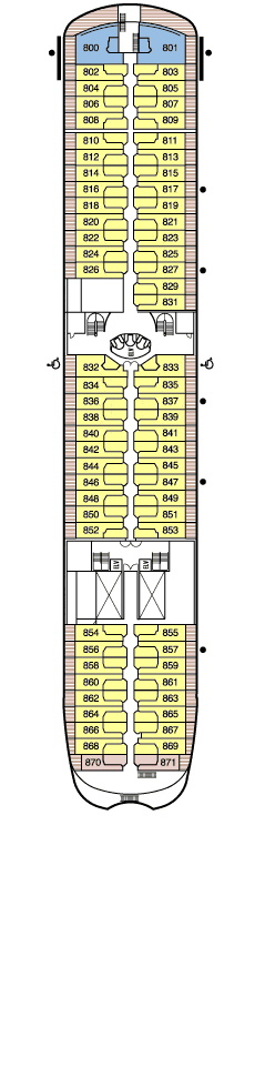 Cruises Around The World Deck EIGHT