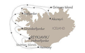 Cruises Around The World L Austral July 27 August 3 2028 Reykjavík, Iceland to Hafnarfjördur, Iceland
