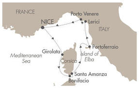 Cruises Around The World Le Ponant August 8-15 2028 Nice, France to Nice, France