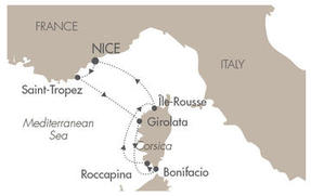Cruises Around The World Le Ponant July 18-25 2028 Nice, France to Nice, France