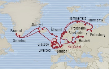 Cruises Around The World Oceania Nautica June 1 August 4 2028 Southampton, United Kingdom to Southampton, United Kingdom