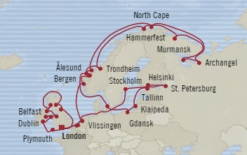 Cruises Around The World Oceania Nautica June 1 July 15 2028 Southampton, United Kingdom to Southampton, United Kingdom