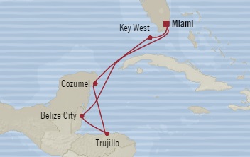 Cruises Around The World Oceania Riviera December 15-22 2028 Miami, FL, United States to Miami, FL, United States