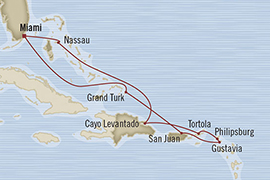 Cruises Around The World Oceania Riviera February 12-22 2028 Miami, FL, United States to Miami, FL, United States