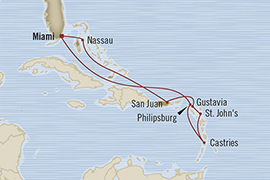 Cruises Around The World Oceania Riviera January 23 February 2 2028 Miami, FL, United States to Miami, FL, United States