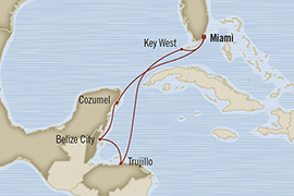 Cruises Around The World Oceania Riviera March 13-20 2028 Miami, FL, United States to Miami, FL, United States