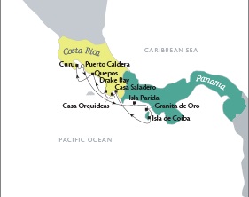 Cruises Around The World Tere Moana December 30 2028 January 6 2026 Puerto Caldera, Costa Rica to Puerto Caldera, Costa Rica
