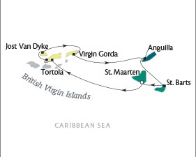 Cruises Around The World Tere Moana November 26 December 3 2028 Philipsburg, Sint Maarten to Philipsburg, Sint Maarten