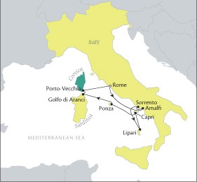 Cruises Around The World Tere Moana October 15-22 2028 Rome, Italy to Civitavecchia, Italy