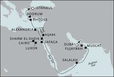 Regent Seven Seas Cruises Seven Seas Voyager April 1 18 2031 Cruise Itinerary luxury cruise information