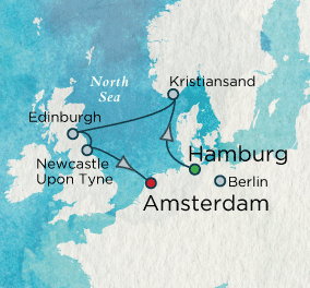 Cruises Around The World North Sea Medley Map Cruises Around The World Crystal World Cruises Symphony 2028