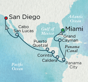Cruises Around The World Panama Canal Passage Map Cruises Around The World Crystal World Cruises Symphony 2028