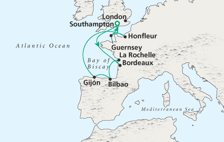 Cruises Around The World Round-Trip London