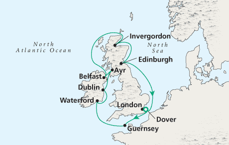 Cruises Around The World Round-Trip London