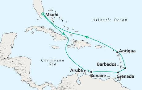 Cruises Around The World Round-Trip Miami