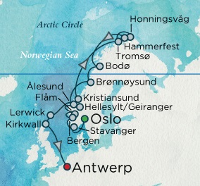Cruises Around The World Crystal World Cruises Symphony 2026 July 16 August 3 Oslo, Norway to Antwerp, Belgium