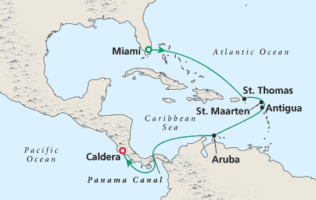 Cruises Around the World Map