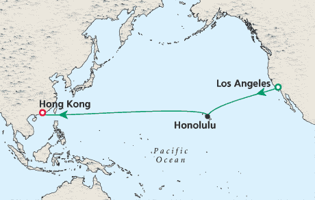 Cruises Around the World Map