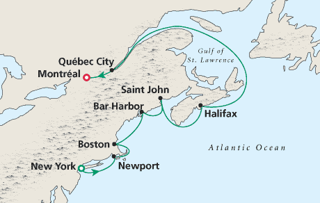 Cruises Around the World Map