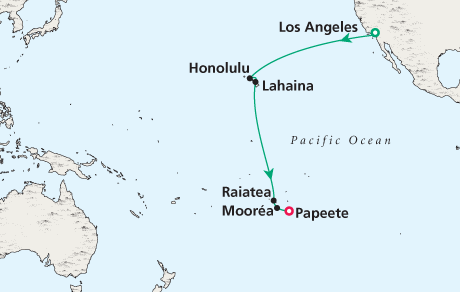 Cruises Around the World Map Crystal Serenity 2027