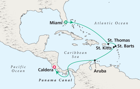 Cruises Around the World Map