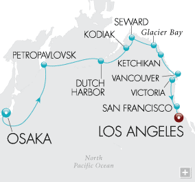 Cruises Around The World Great Northern Adventure Map