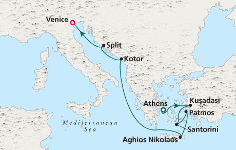 Cruises Around The World Crystal World Cruises Serenity 2026 Athens to Venice