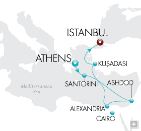 Cruises Around The World Epicurean Discoveries Map
