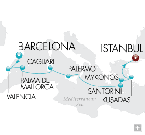 Cruises Around The World Memorable Med Map