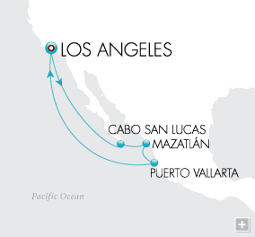 Cruises Around The World Coastal Escape Map