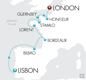 Cruises Around The World Aquitaine Tapestry Map Discover a pastoral land of rolling green hills, fortresses and chateaux...renowned wines and delectable cuisine with indulgent specialties like truffles and foie gras.