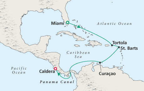 Cruises Around the World Map