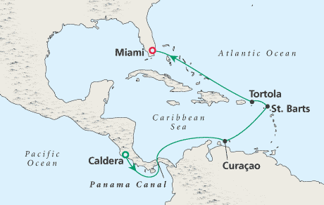 Cruises Around the World Map