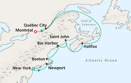 Cruises Around the World Map