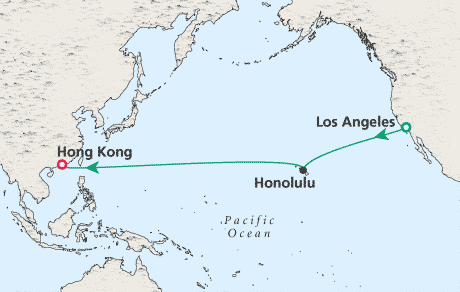 Cruises Around the World Map