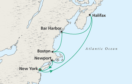 Cruises Around the World Map