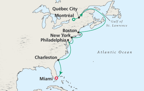 Cruises Around the World Map