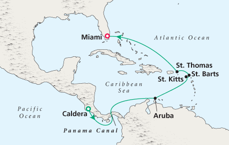 Cruises Around the World Map