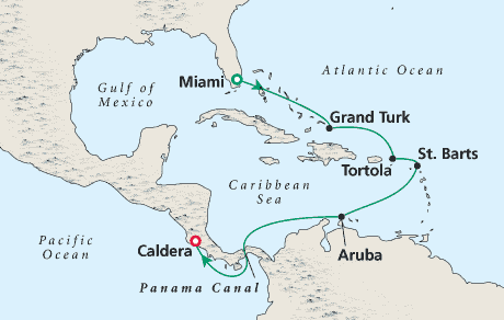 Cruises Around the World Map
