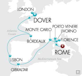 Cruises Around The World Bordeaux & Beyond Cruises Around The World Crystal World Cruises Serenity 2028 Map