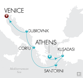 Cruises Around The World Adriatic Antiquities Cruises Around The World Crystal World Cruises Serenity 2028 Map
