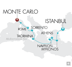 Cruises Around The World Mediterranean Masterpiece Cruises Around The World Crystal World Cruises Serenity 2028 Map