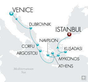Cruises Around The World Mediterranean Majesties Cruises Around The World Crystal World Cruises Serenity 2028 Map