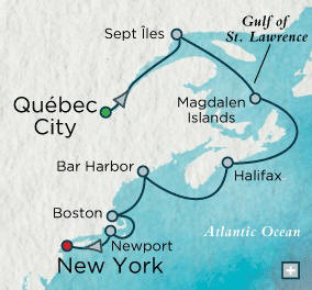 Cruises Around The World Quebec City, QC, Canada to New York (Manhattan), NY - 10 Days Cruises Around The World Crystal World Cruises Serenity 2026
