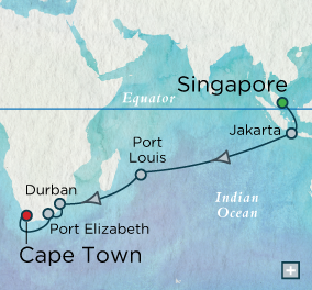 Cruises Around The World Temples & Safaris Map Cruises Around The World Crystal World Cruises Serenity 2026