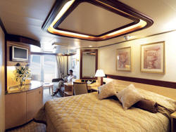 Cruises Around The World Cunard Cruise Queen Mary 2 qm 2 P1 Princess Grill Suite