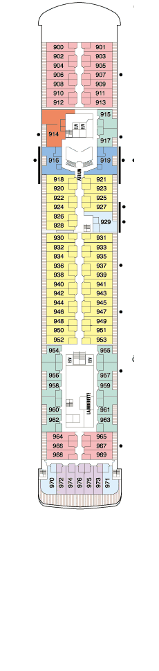 Cruises Around The World Deck NINE 