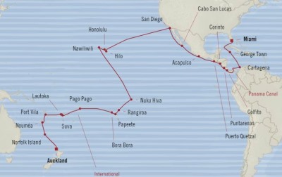 Cruises Around The World Oceania Insignia January 6 February 22 2026 Cruises Miami, FL, United States to Auckland, New Zealand